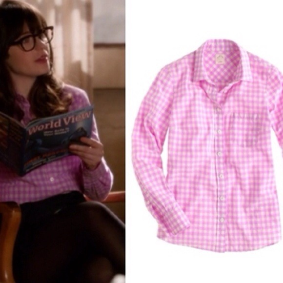 J Crew Pink Gingham