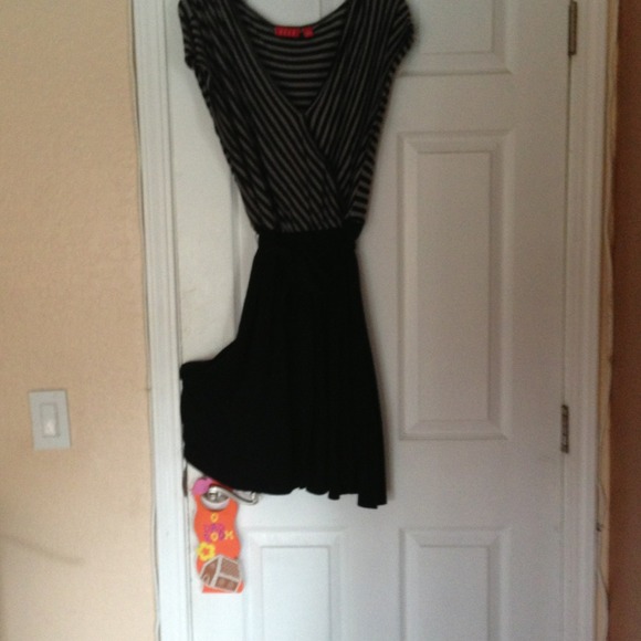 Beautiful black and gray dress