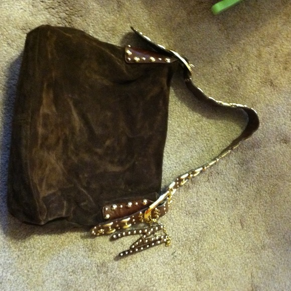 guess suede bag