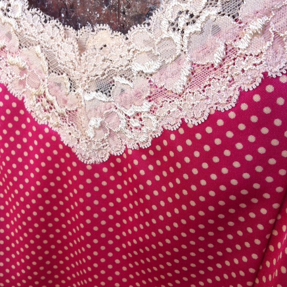 SOLD! The Limited polka dot silky tank - Picture 2 of 4