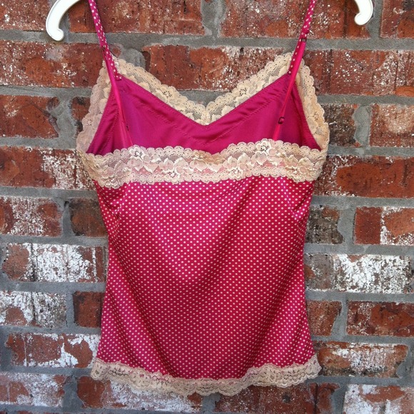 SOLD! The Limited polka dot silky tank - Picture 3 of 4