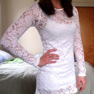 White Lace dress👗/ top