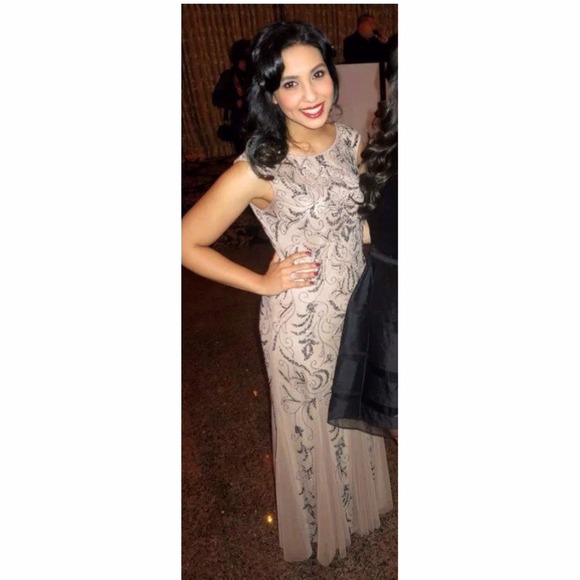 Vintage Styled Beaded Evening Dress - Picture 4 of 4