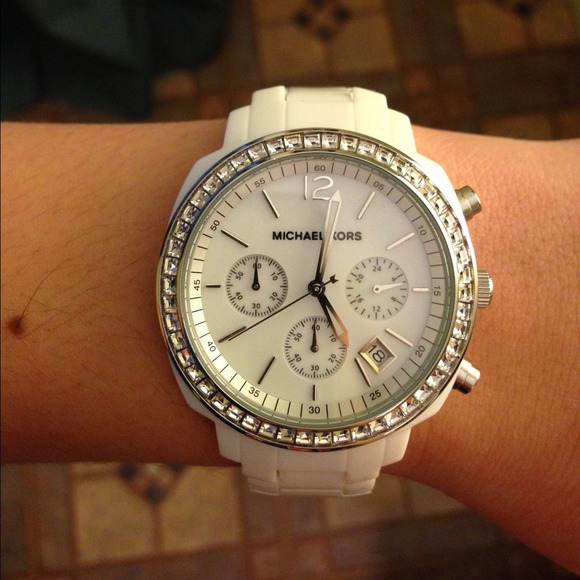 Ceramic White Michael Kors watch