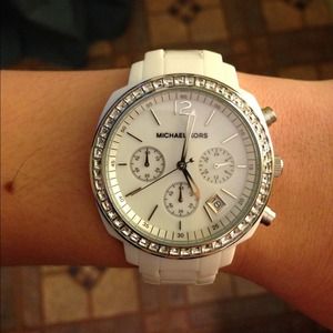 Ceramic White Michael Kors watch