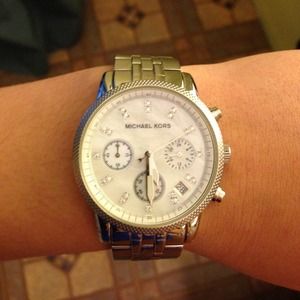 Silver Michael Kors watch