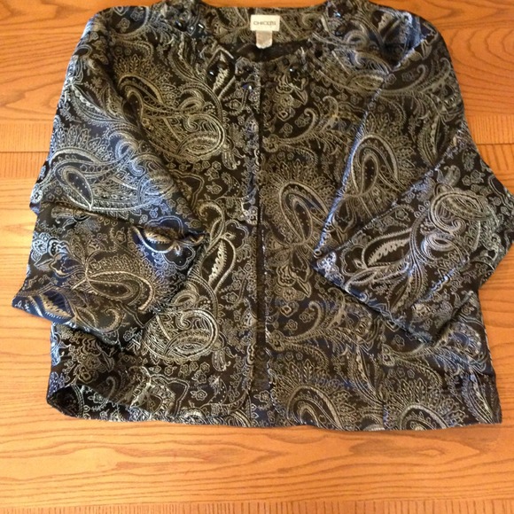 Black and silver Chico jacket!