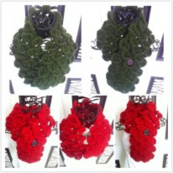 Crochet croc stitch neck warmer (scarf)