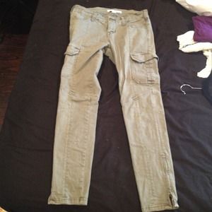 Forever 21 Cargo Skinny Jeans