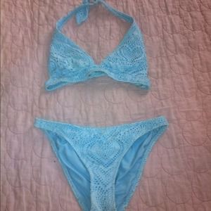 Crochet bikini/bought at Dillard's