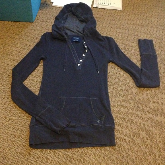🎀American Eagle thermal hoodie size small.🎀