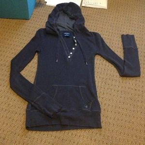 🎀American Eagle thermal hoodie size small.🎀