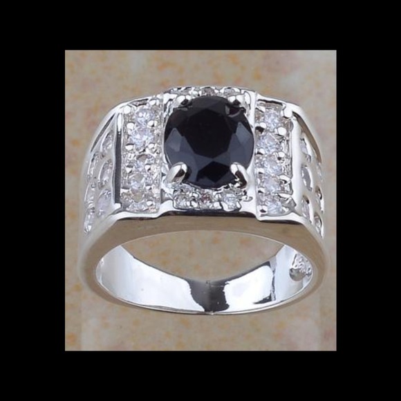 Fire black onyx ring - Picture 1 of 4