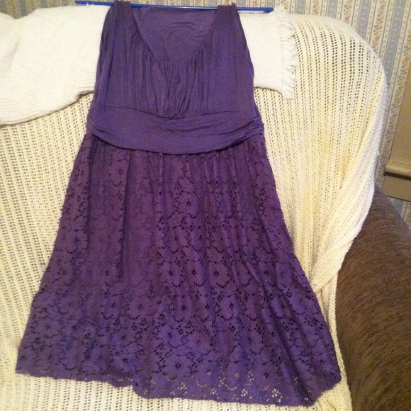 Cute purple lace dress