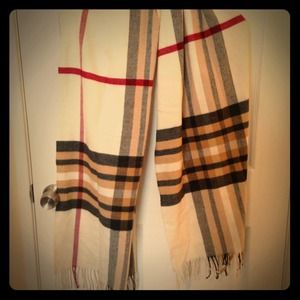 Burberry inspired scarf
