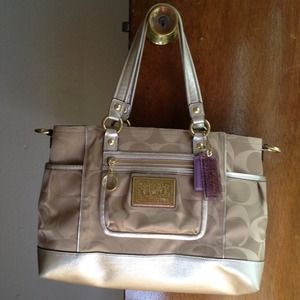 Authentic coach tote bag