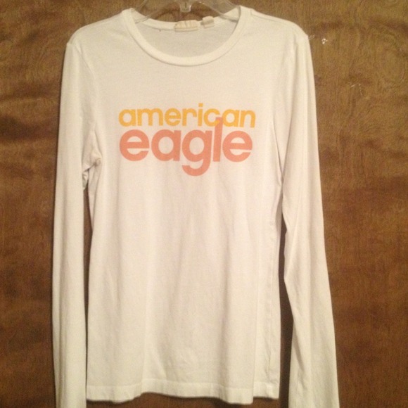 Long sleeve white shirt American Eagle