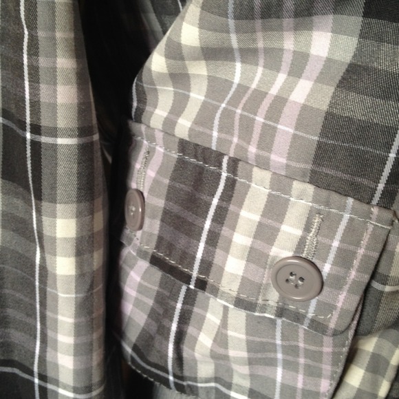 gray plaid jacket - Picture 2 of 4