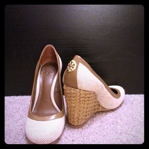 Tory Burch wedge.  SOLD