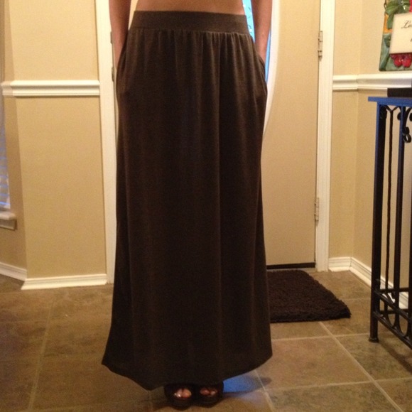 Brown Maxi Skirt, Size XS/S
