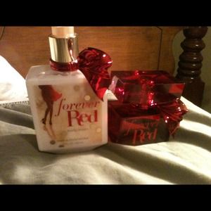 Forever red perfume and lotion