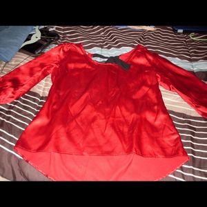 Silky low back shirt SALE