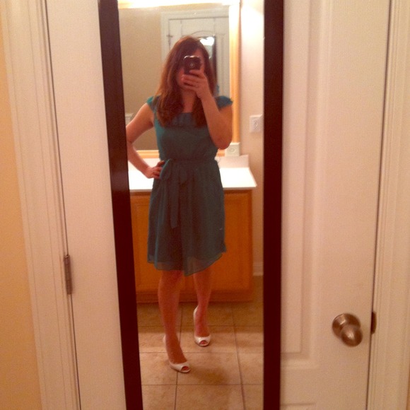 Teal dress