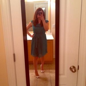 Teal dress