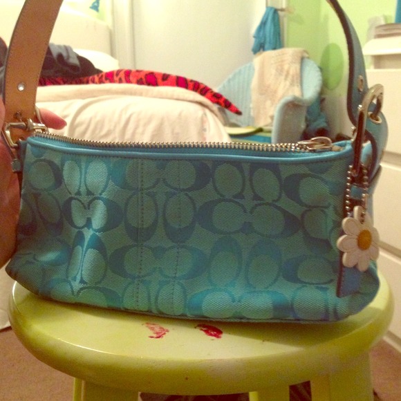 Aqua Coach handbag