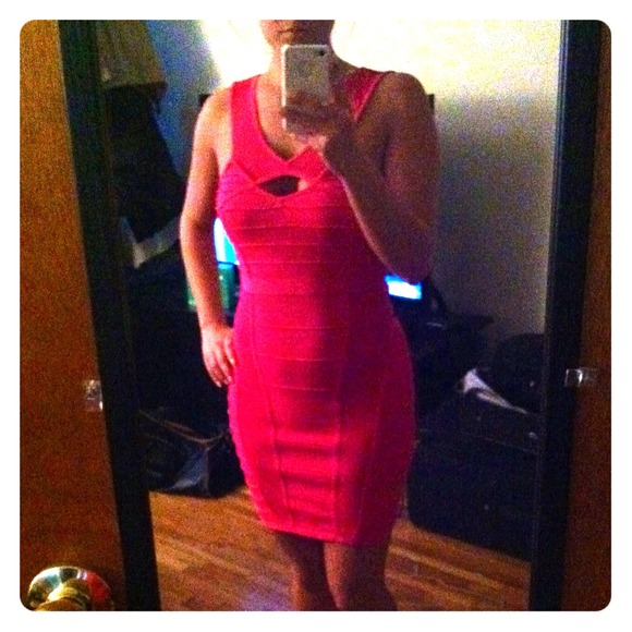 Hot pink fancy dress!