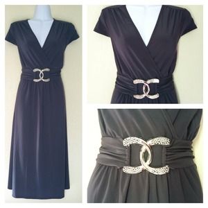 KupCake Gray Party Dress