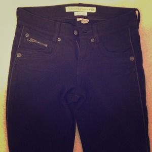 ⛔️Sold⛔️Black denim pants.