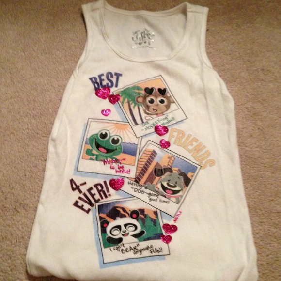 ❌❌Bundled sold ❌❌Justice tank tops. Size 8 - Picture 2 of 4