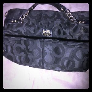 Black coach purse
