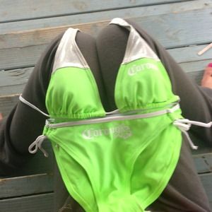 👙LimeBright green Corona bikini bathing suit swim