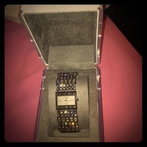 SOLD DKNY Swarovski watch