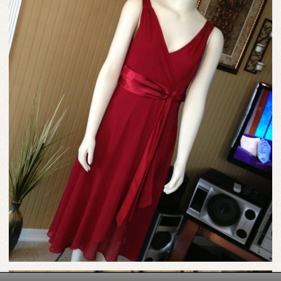 Reserved Endersd🌹💐Red tee length dress