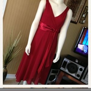 Reserved Endersd🌹💐Red tee length dress