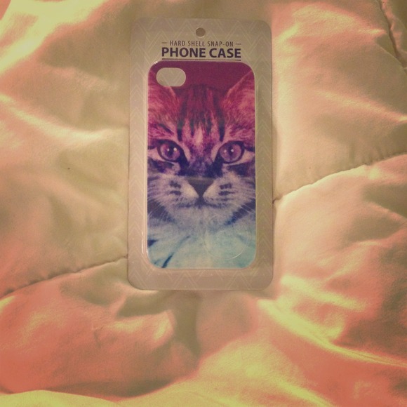 ❌SOLD❌to @mtwill 📱ombré iPhone 4&4s cat case📱