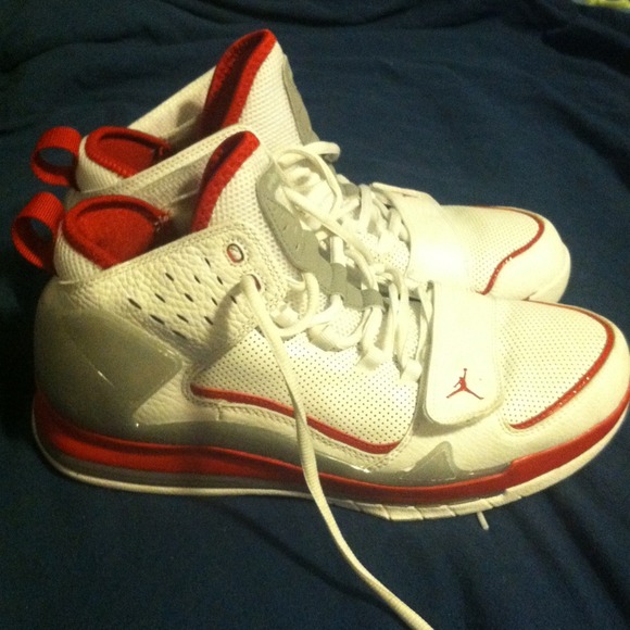 red green white jordans