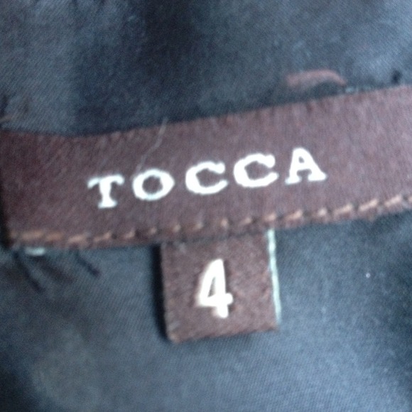 Tocca black 100% silk 50s style polka dot dress - Picture 4 of 4