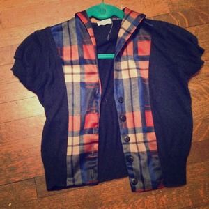 Navy cropped sweater