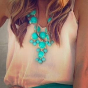 Purple bubble necklace