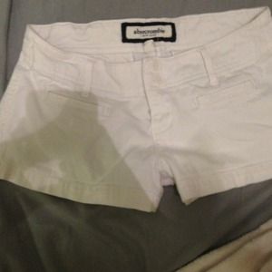 White abercrombie shorts
