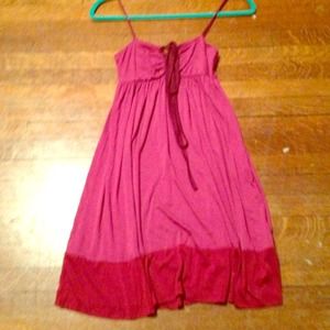 fuchsia dress