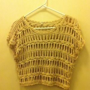 Knit bikini cover up