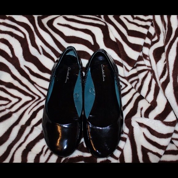 Charlotte Russe Black Patent Leather Flats