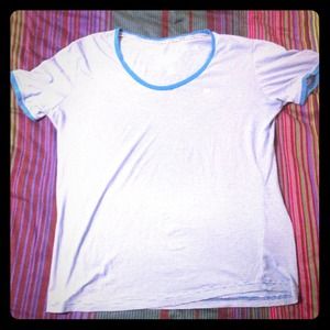 Mens stripped blue tee