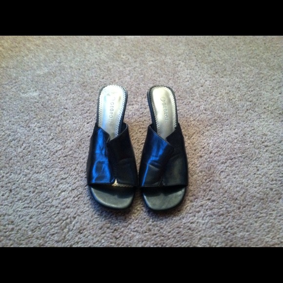 Black slip ons