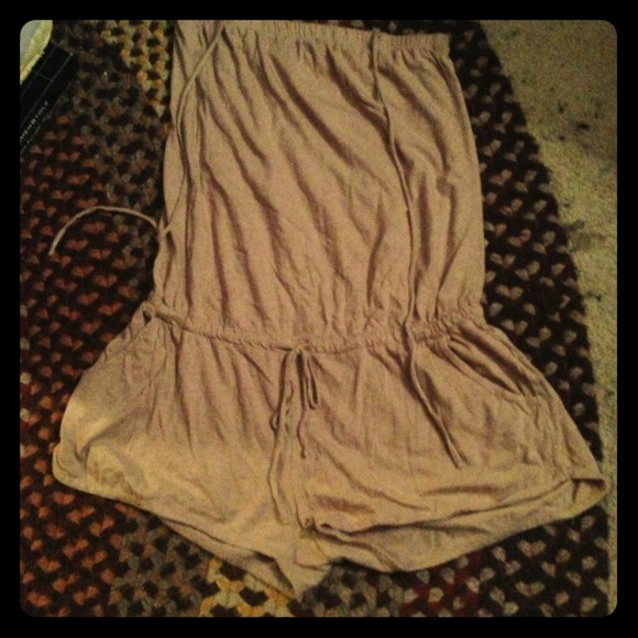 TRADED ❗h&m light brown romper